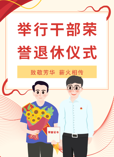 荣誉退休仪式公众号模板预览图